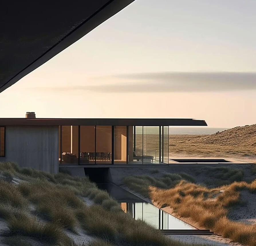 Discuss the principles of minimalist design, its impact on space and mood